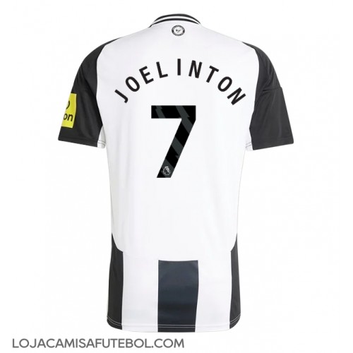 Camisa de Futebol Newcastle United Joelinton #7 Equipamento Principal 2024-25 Manga Curta